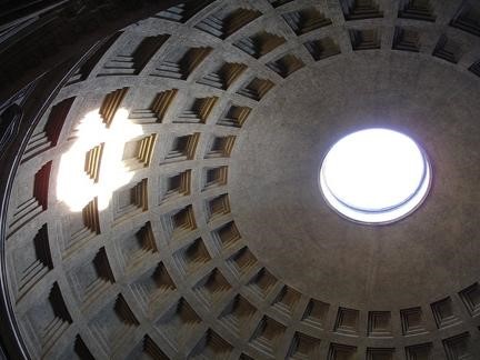 'Dome of the Pantheon with oculus', Rome. 126 CE